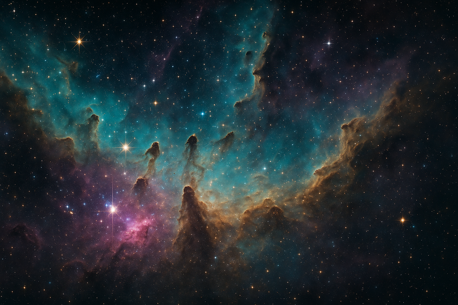 Cosmic nebula background
